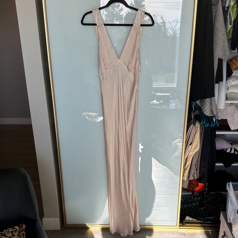 Rumored Blush cream Maxi Dress